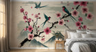 Design A0204 — Papier peint Cerisier Rose — Novomur