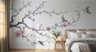 Design A0214 — Papier peint Cerisier Rose — Novomur