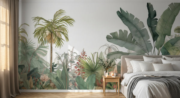 variant:A0228 | chambre_03_romantic已做 — Brise des Tropiques Sable — papier peint Novomur