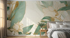 Design A0313 — Papier peint Palmier Tropical Vert - Collection 3 — Novomur