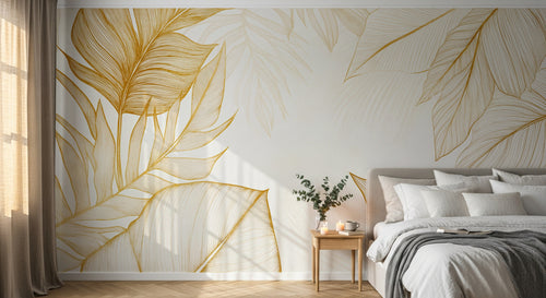 Design A0316 — Papier peint Palmier Tropical Vert - Collection 3 — Novomur