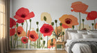 Design A0369 — Papier peint Coquelicots et Fleurs Sauvages — Novomur