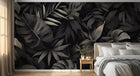 Design A0390 — Papier peint Palmier Tropical Vert - Collection 4 — Novomur