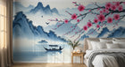 Design A0393 — Papier peint Cerisier en Fleurs — Novomur