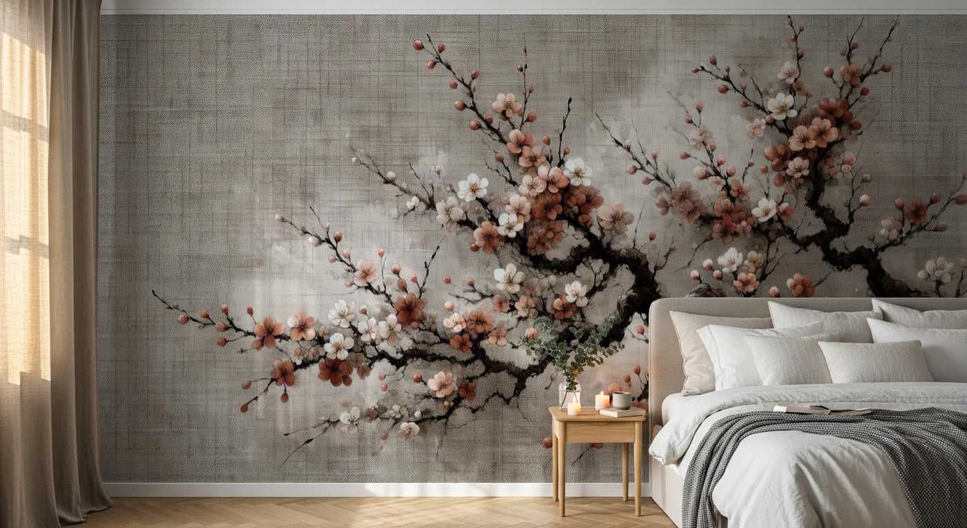 Papier peint Cerisier - Sur mesure - Design A0466