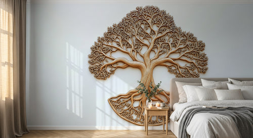 Design A0804 — Papier peint Arbres Décoratifs — Novomur