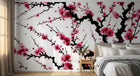 Design A0807 — Papier peint Cerisier Blanc et Prunier — Novomur