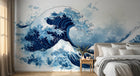 Design A0925 — Papier peint Mont Fuji et Hokusai — Novomur
