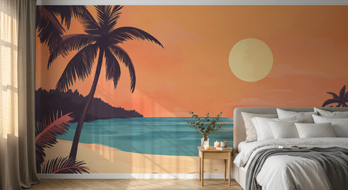 Design A0992 — Papier peint Paysage Plage et Mer — Novomur