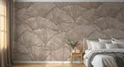 Design C0658 — Papier peint Art Déco Éventails et Or - Collection 1 — Novomur