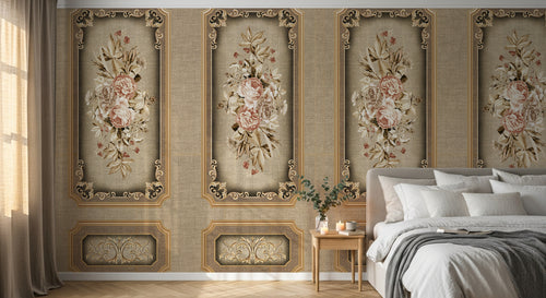 Design C0878 — Papier peint Damassé Classique — Novomur