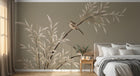 Design C0921 — Papier peint Magnolia & Oiseaux — Novomur