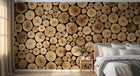 Design C0959 — Papier peint Bois Rustique Brun - Collection 2 — Novomur