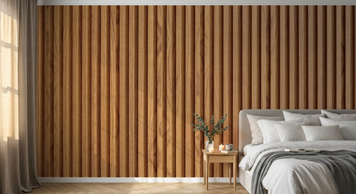 Design D0148 — Papier peint Bois Rustique Brun - Collection 1 — Novomur