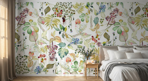 Design D0218 — Papier peint Botanique Feuillage - Collection 2 — Novomur