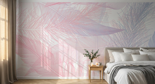 Design D0378 — Papier peint Plumes — Novomur