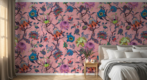 Design D0701 — Papier peint Floral Vintage Baroque — Novomur