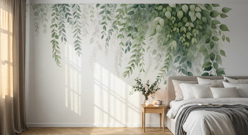 Design D0992 — Papier peint Eucalyptus Botanique Sauge — Novomur
