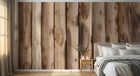 Design D0995 — Papier peint Bois Rustique Brun - Collection 2 — Novomur