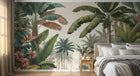 Design F0144 — Papier peint Jungle Tropicale Dense Aquarelle — Novomur