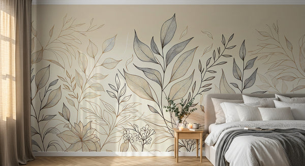 Papier peint Botanique Feuillage - Collection 2 - Sur mesure