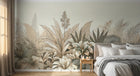 Design F0199 — Papier peint Palmier Tropical Vert - Collection 1 — Novomur