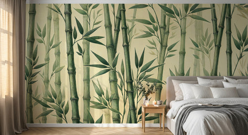 Design F0584 — Papier peint Bambou — Novomur