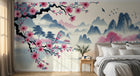 Design F0620 — Papier peint Cerisier Rose — Novomur