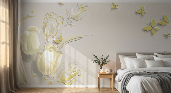 Papier peint Floral Création - Collection 2 - Sur mesure