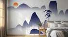 Design FC381 — Papier peint Paysage encre montagnes karstiques bambou — Novomur