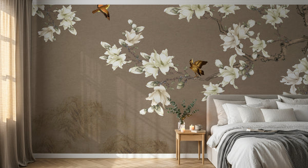 Magnolia & Oiseaux - Collection 2 - Sur mesure