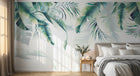 Design SD0116 — Papier peint Palmier Tropical Vert - Collection 1 — Novomur