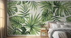 Design SD0468 — Papier peint Palmier Tropical Vert - Collection 4 — Novomur