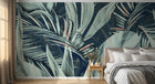 Design SK0176 — Papier peint Palmier Tropical Vert - Collection 2 — Novomur