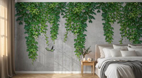 Design SK0187 — Papier peint Eucalyptus Botanique Sauge — Novomur