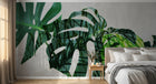Design SK0440 — Papier peint Palmier Tropical Vert - Collection 4 — Novomur