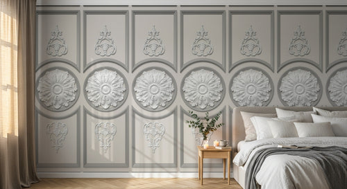 Design SK0537 — Papier peint Damassé Classique — Novomur