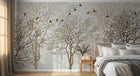 Design SK0549 — Papier peint Forêt Pins et Sapins - Collection 2 — Novomur