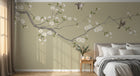 Design SK0756 — Papier peint Cerisier en Fleurs — Novomur