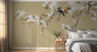 Design SK0777 — Papier peint Cerisier Blanc et Prunier — Novomur