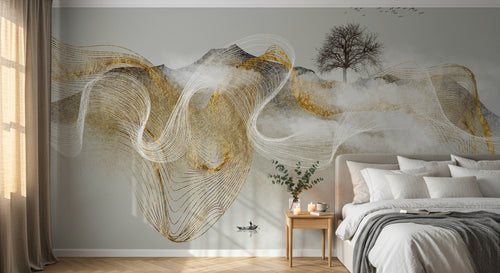 Design SK0843 — Papier peint Arbres Décoratifs — Novomur