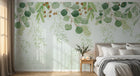 Design SK0858 — Papier peint Eucalyptus Botanique Sauge — Novomur