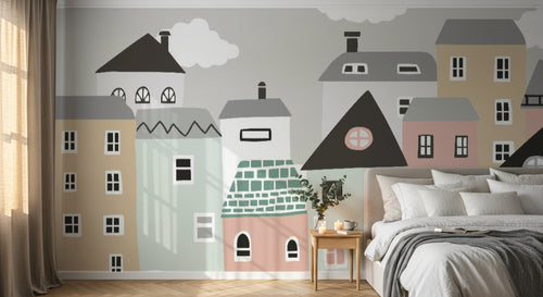 Design SL0775 — Papier peint Architecture et Villes — Novomur