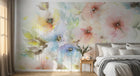 Design ZX0340 — Papier peint Bouquet floral multicolore lumineux — Novomur
