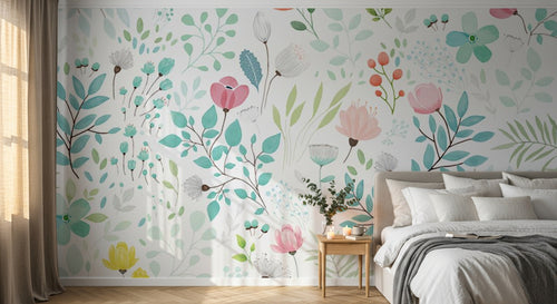 Design ZX0505 — Papier peint Liberty Floral Ditsy - Collection 1 — Novomur