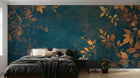 Design A0015 — Papier peint Botanique Feuilles Dorées — Novomur