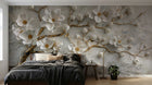 Design A0104 — Papier peint Floral Pivoines et Roses - Collection 1 — Novomur