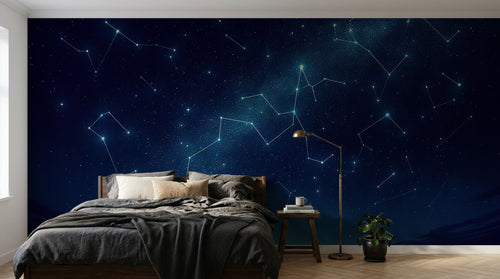 Design A0325 — Papier peint Galaxie Réaliste — Novomur