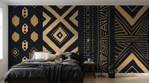 Design A0338 — Papier peint Ethnique Tribal Africain — Novomur