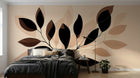 Design A0512 — Papier peint Botanique Feuilles Sombres — Novomur